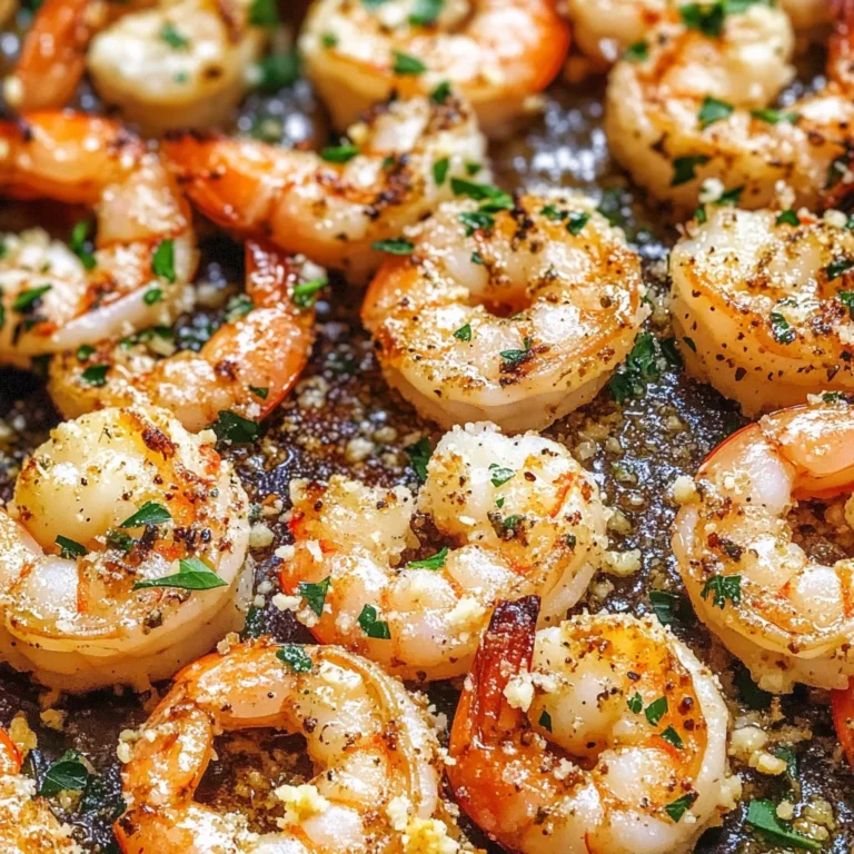 Garlic Parmesan Roasted Shrimp