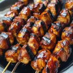 Grilled Honey BBQ Bacon Chicken Kabobs: A Must-Try Delight!