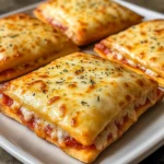 Homemade Easy Cheesy Pizza Pockets