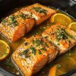Orange-Rosemary Glazed Salmon