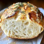 Rosemary & Roasted Garlic Artisan Bread
