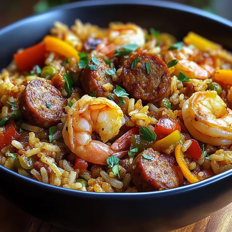 Shrimp Sausage Dirty Rice