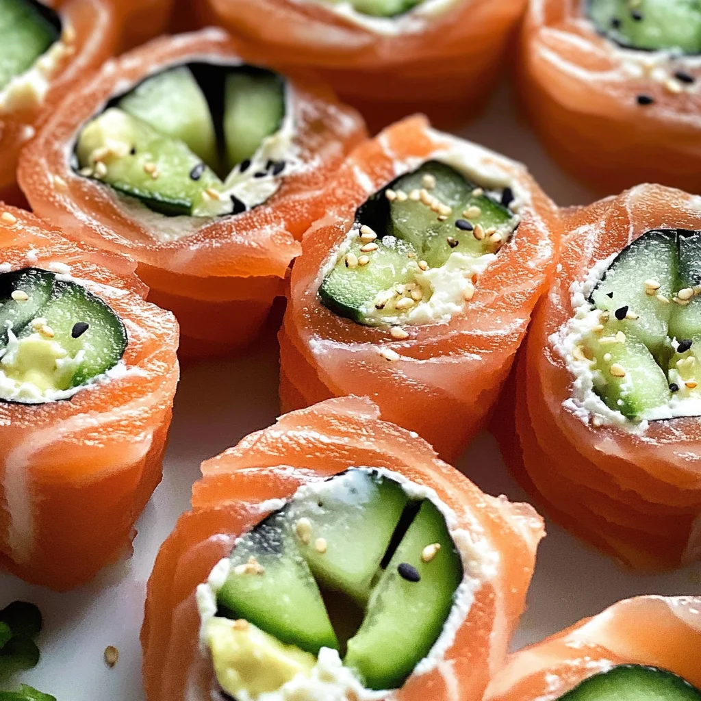 Smoked Salmon Roll Ups