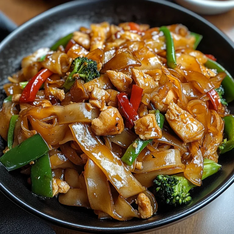Street Style Thai Drunken Noodles