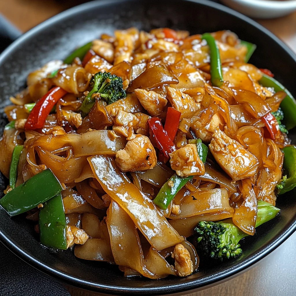 Street Style Thai Drunken Noodles