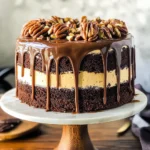 Turtle Chocolate Layer Cake