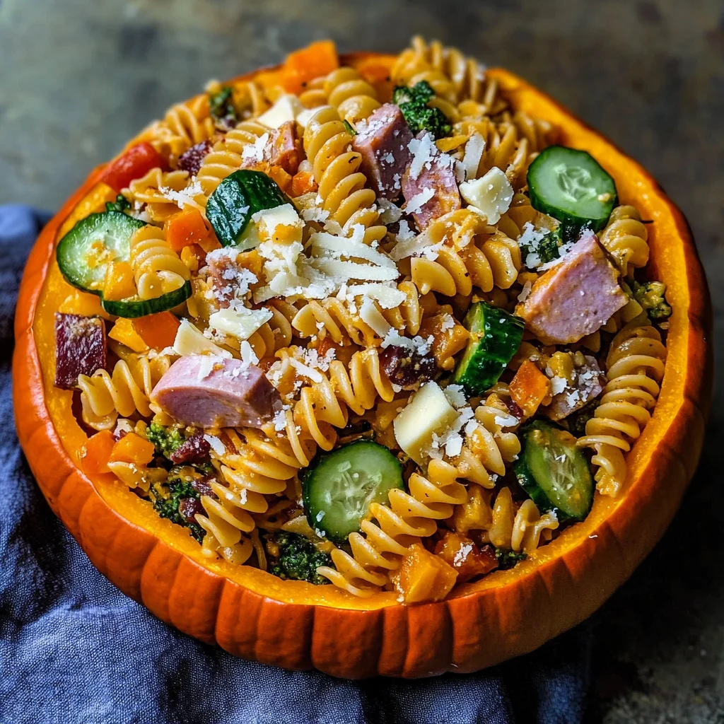 UpChuckin' Pumpkin Loaded Pasta Salad