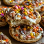 White Chocolate Reese’s Cheesecake Cookies