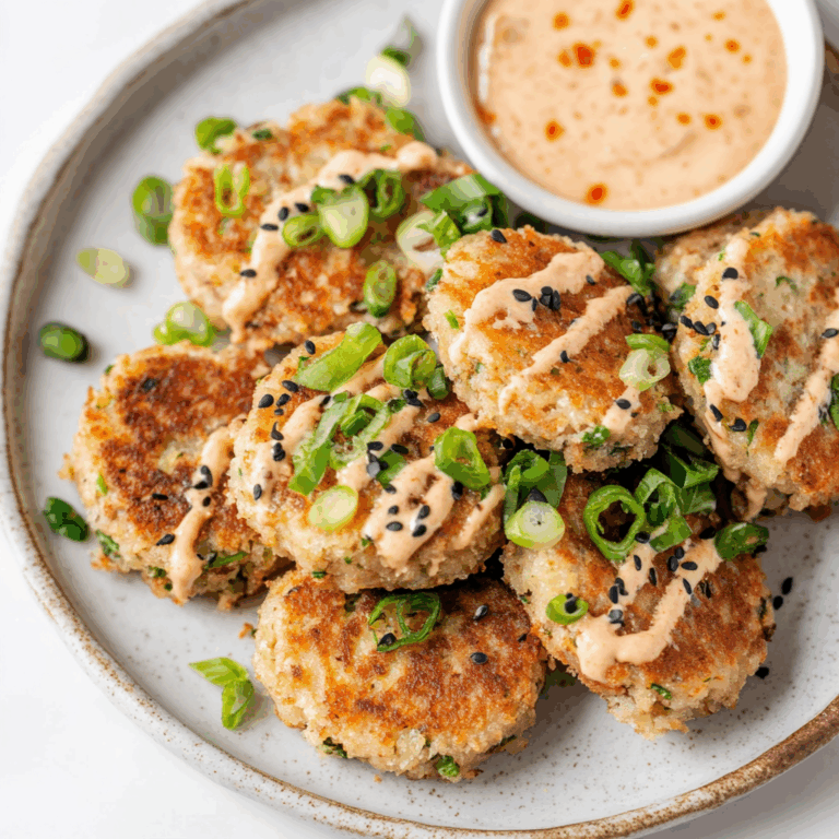 Bold Asian-Style Tuna Cakes with Spicy Mayo