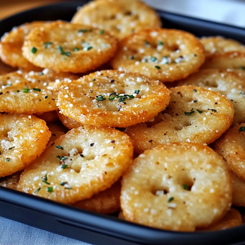 Garlic Ritz Snacks