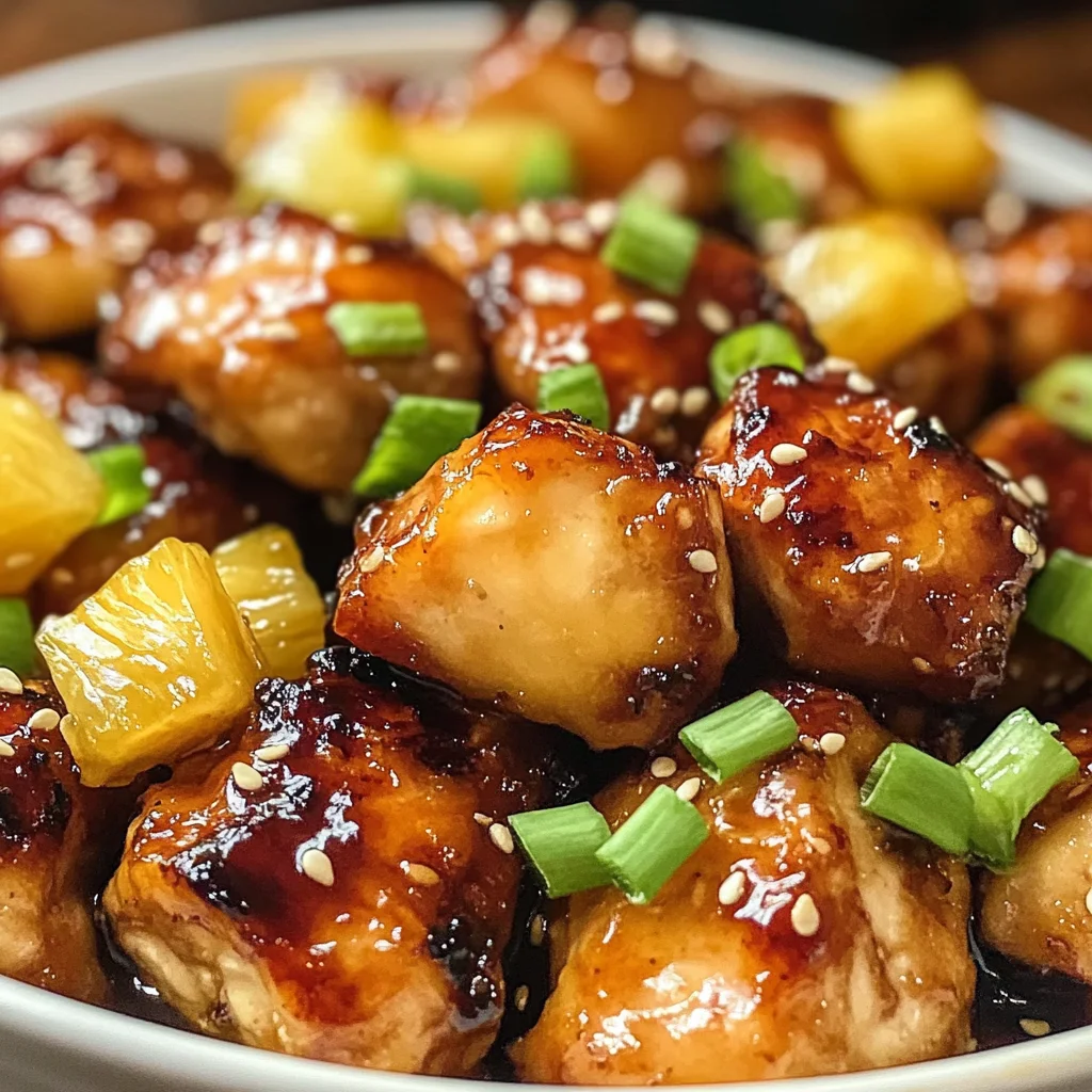5-Star Brown Sugar Pineapple Chicken : Sweet Dinner Idea