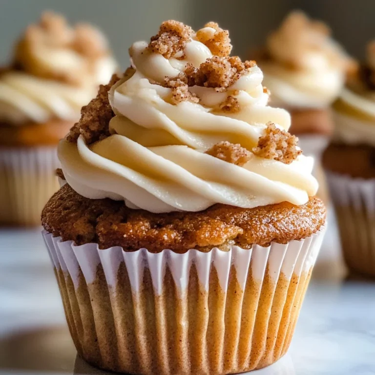 Apple Crisp Cupcakes