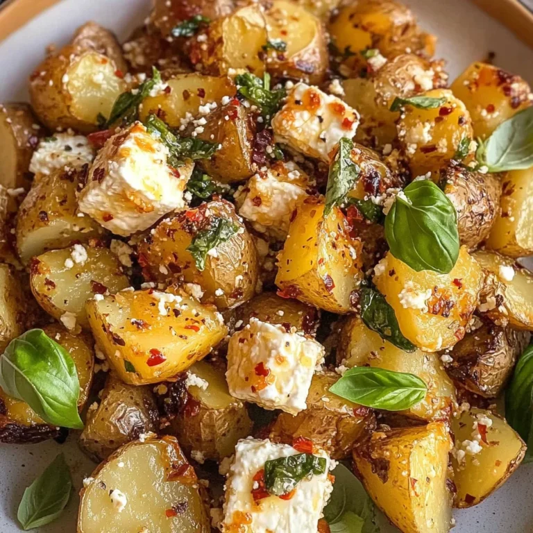 Baked Feta Potatoes