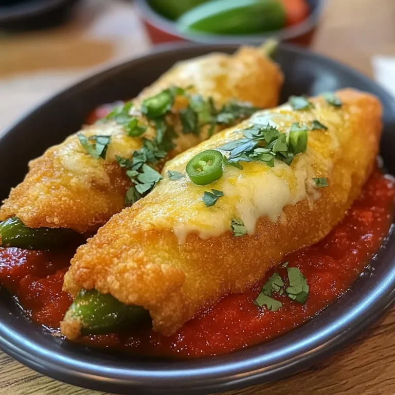Cheesy Hatch Chile Rellenos