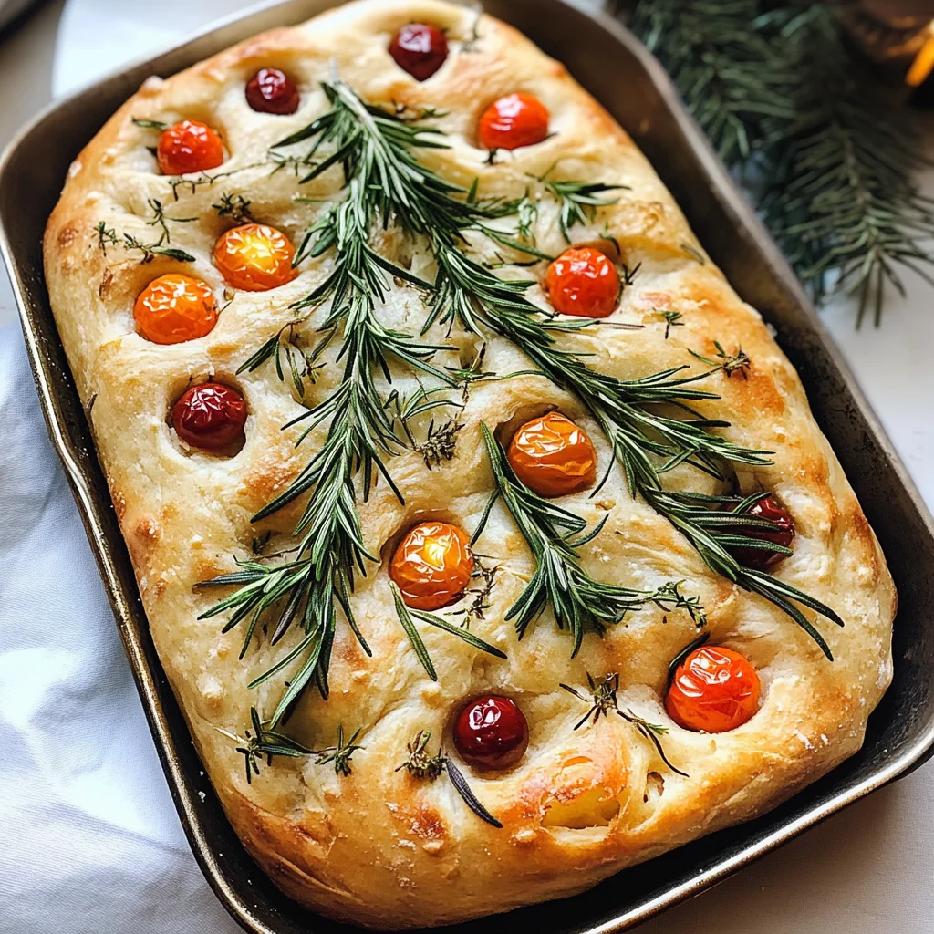 Christmas Tree Focaccia