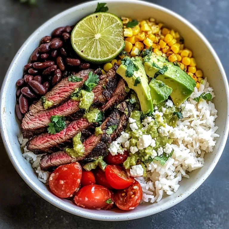 Cilantro Lime Steak Bowls