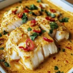 Coconut Curry Baked Cod