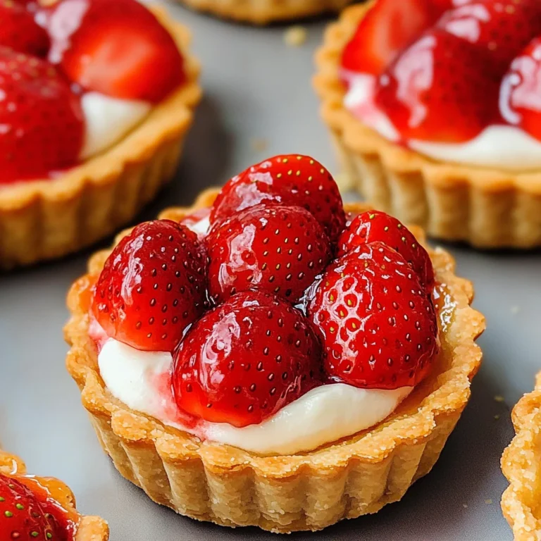 Fresh and Delicious Strawberry Tartlets Recipe