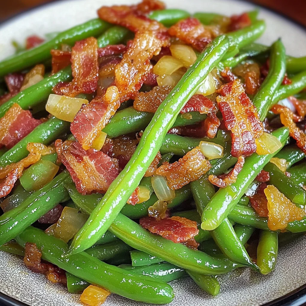 Quick and Easy Southern Bacon and Green Beans Recipe