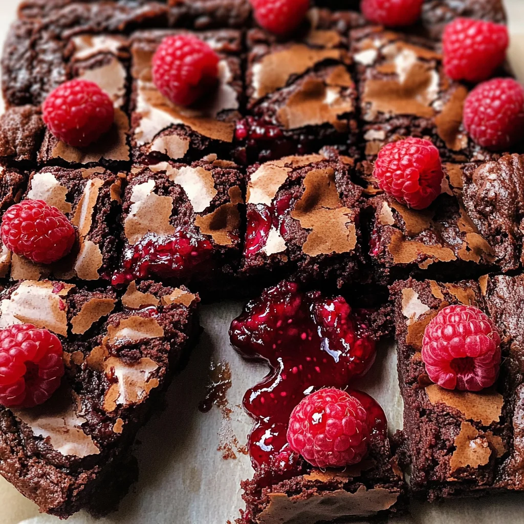 Raspberry Brownies