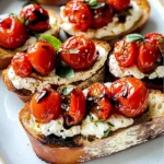 Ricotta Bruschetta with Roasted Tomatoes