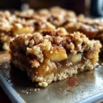 Salted Caramel Apple Crumble Bars Fall Treat: Get Addicted in 45 Min
