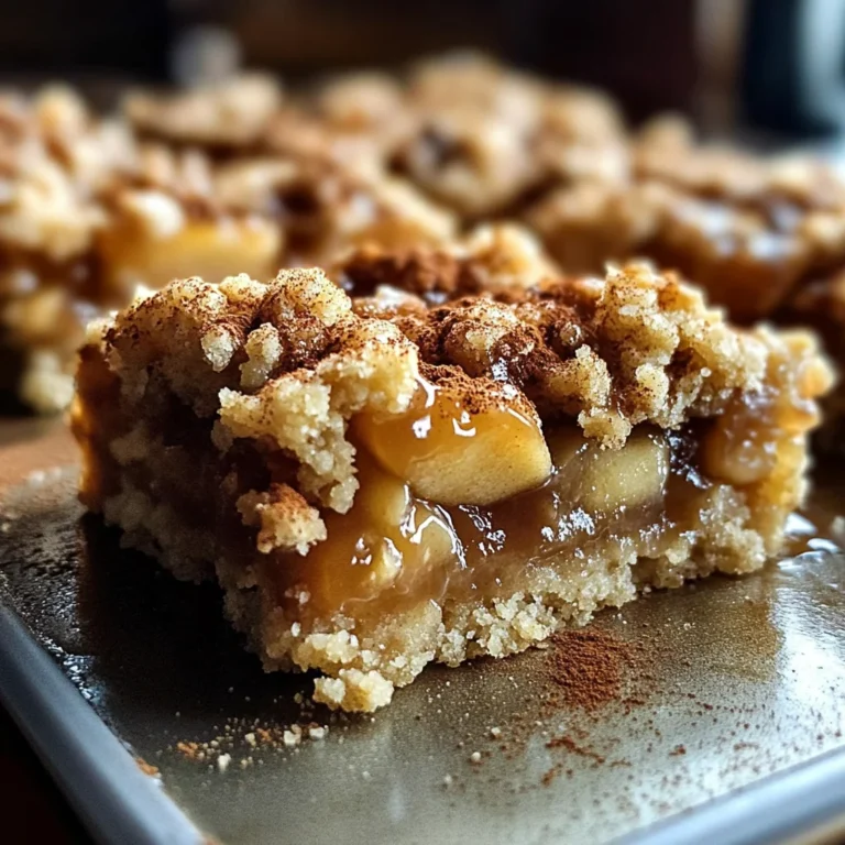 Salted Caramel Apple Crumble Bars Fall Treat: Get Addicted in 45 Min