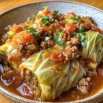 Slow Cooker Unstuffed Cabbage Rolls