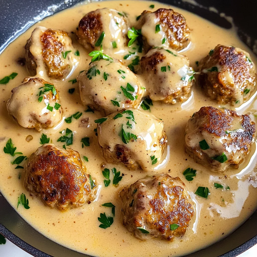 Swedish Meatballs with Gravy