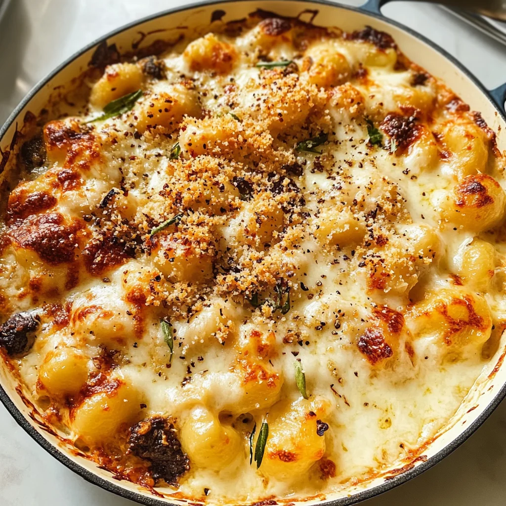 Truffle Mac and Cheese with Gnocchi