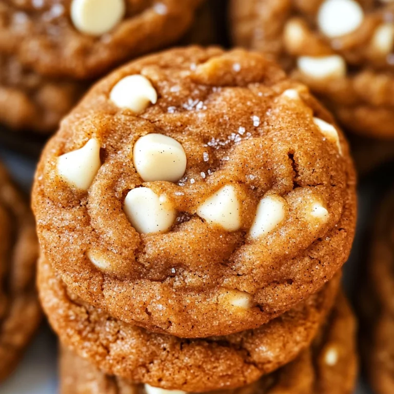 White Chocolate Pumpkin Snickerdoodles