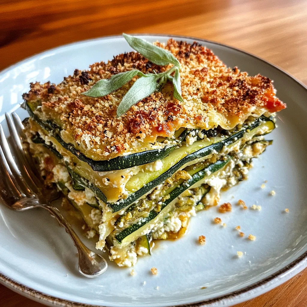 Zucchini Lasagna