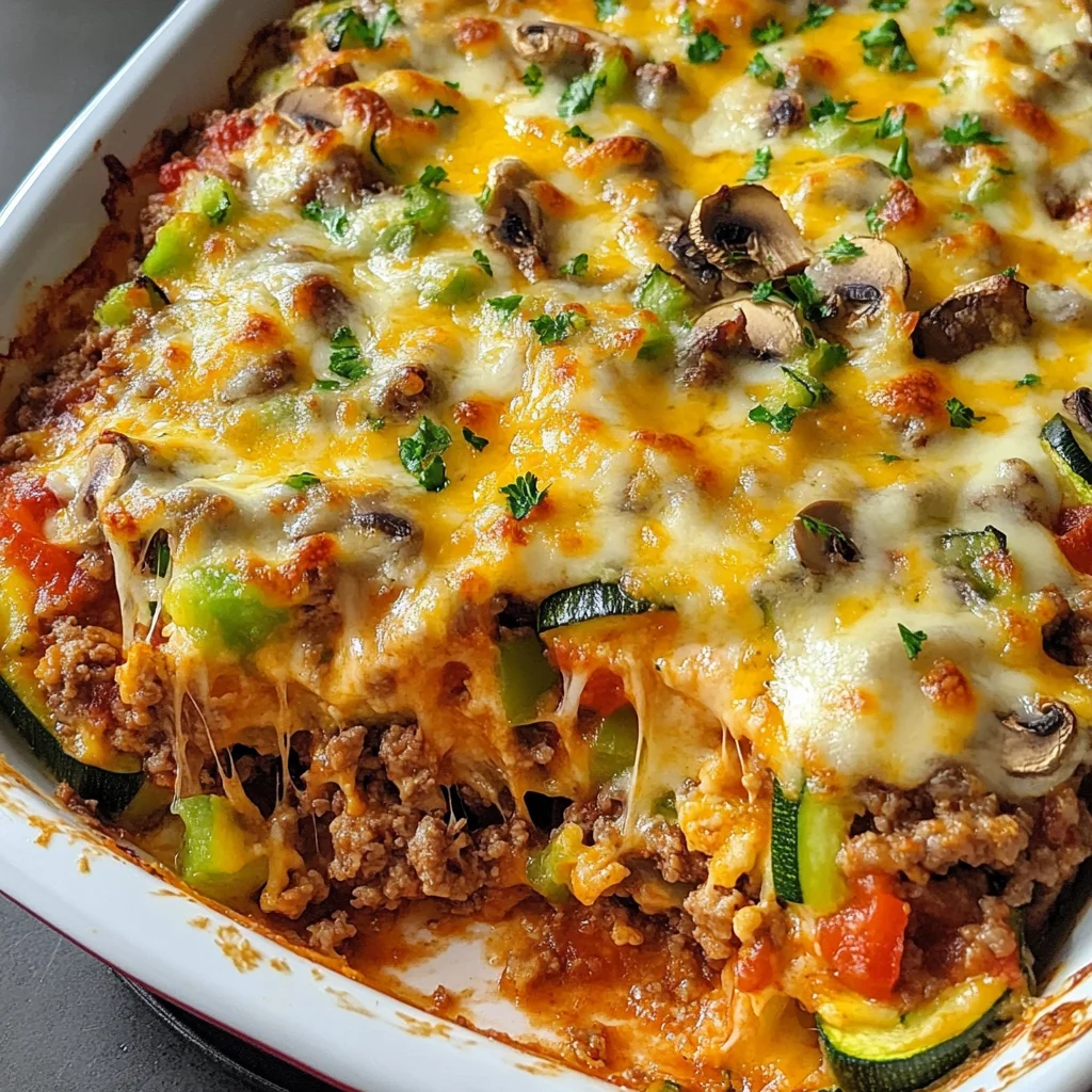 Zucchini Pizza Casserole