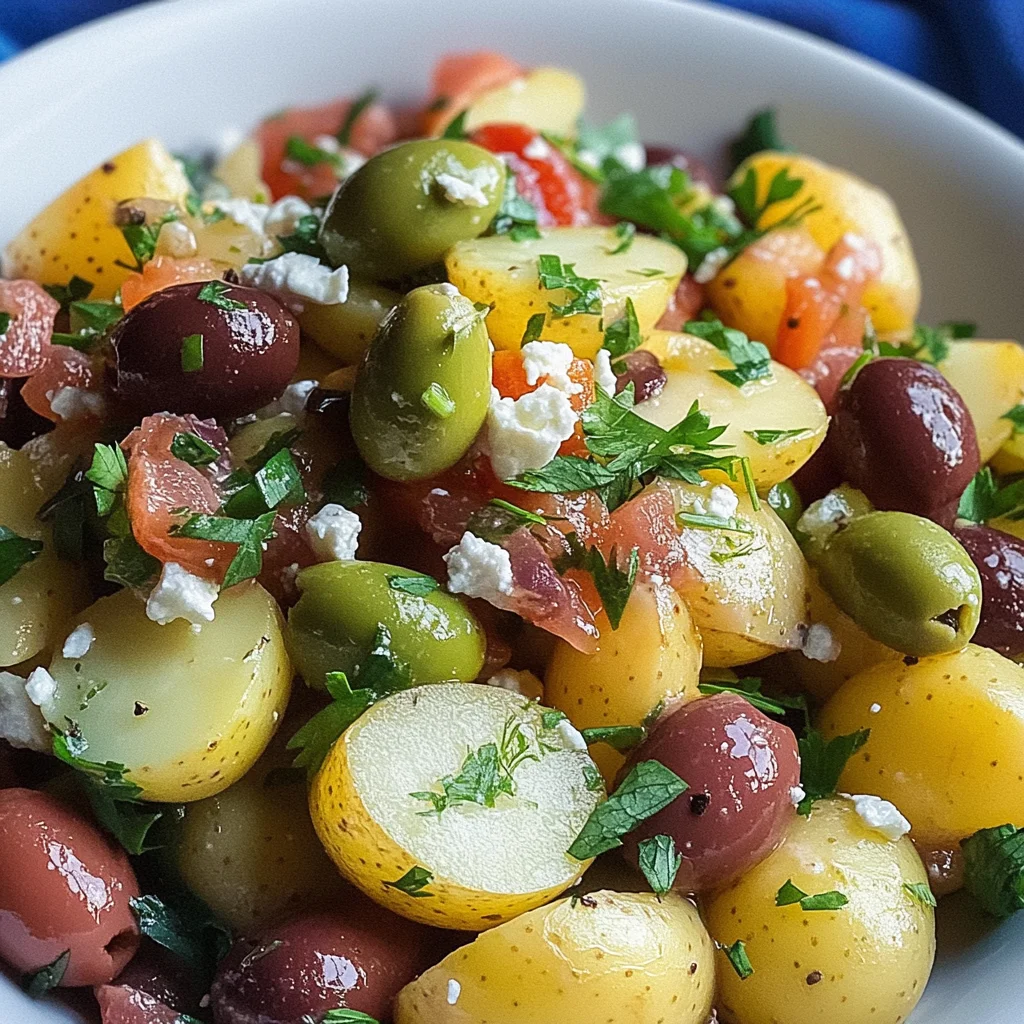 Amazing Mediterranean Potato Salad: 2 Flavors to Adore