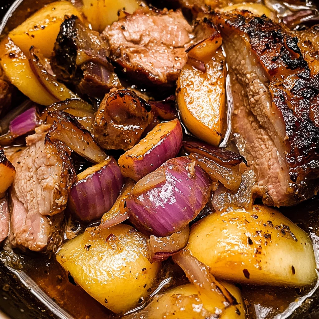 Apple Cider Braised Pork Shoulder