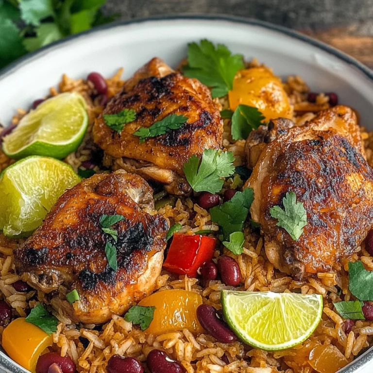 Caribbean Chicken and Rice – Tropical Flavor in Every Bite
