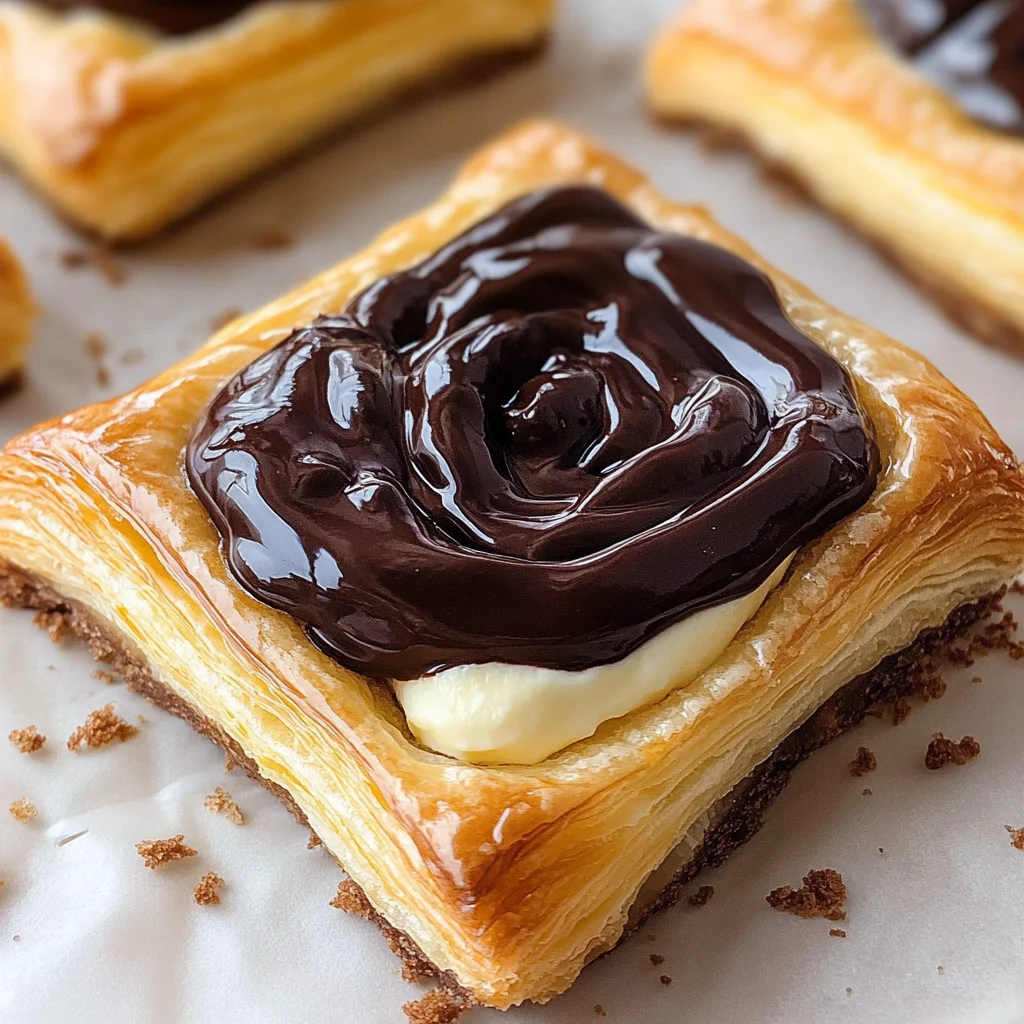 Chocolate Cream Cheese Danish