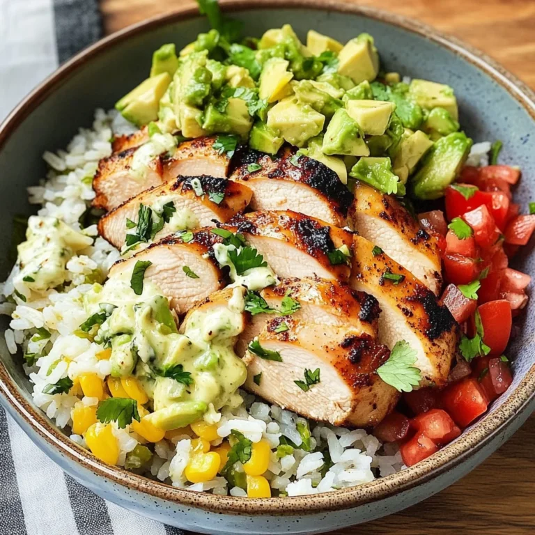 Cilantro Lime Chicken Bowls