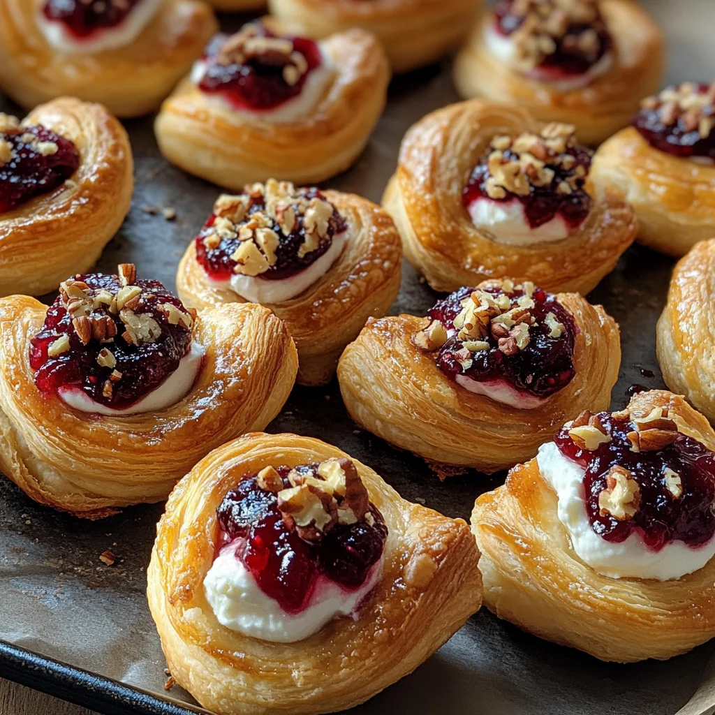 Cranberry Cream Cheese Crescent Bites