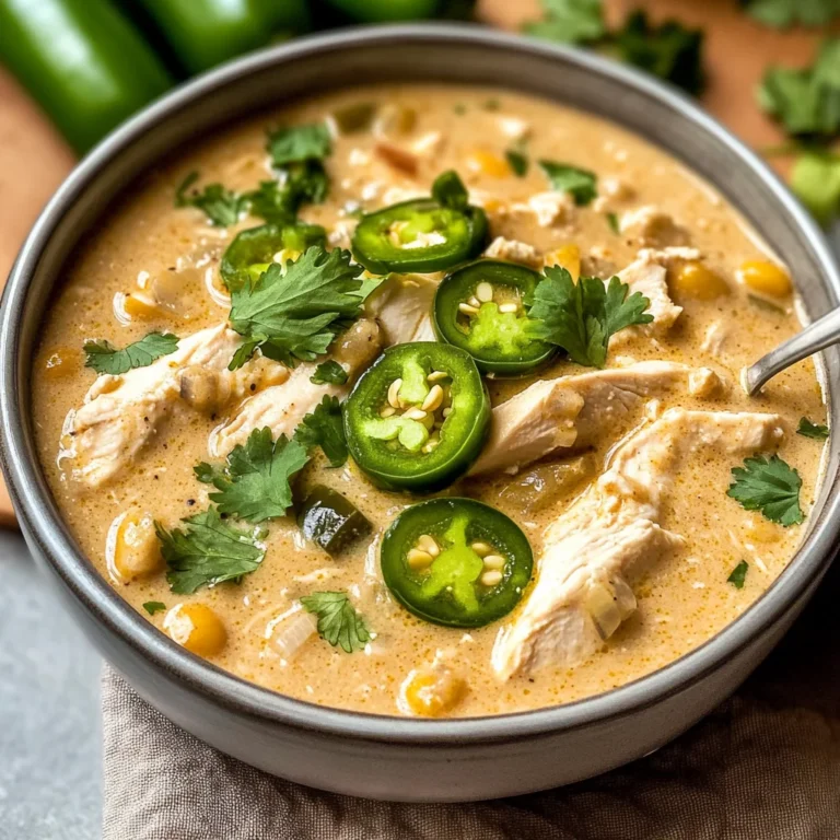 Creamy Jalapeño White Chicken Chili