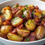 Crispy Bacon Honey Roasted Potatoes