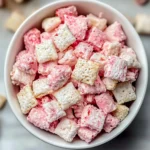 Easy Strawberry Shortcake Puppy Chow