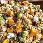 Fall Pasta Salad with Butternut Squash and Brussels