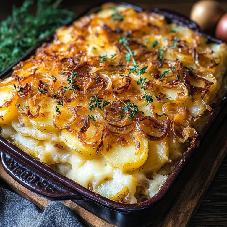 French Onion Potato Bake