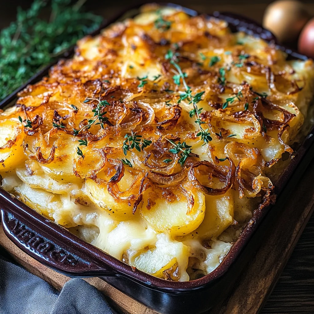 French Onion Potato Bake