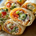 Fresh Vegetable Tortilla Roll Ups