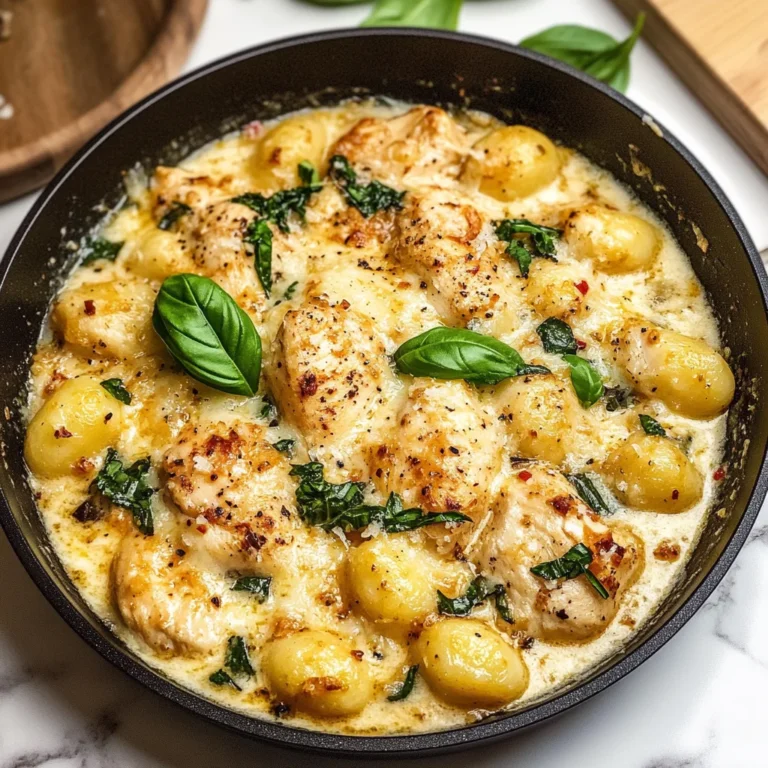 Garlic Chicken Gnocchi Skillet: A 30-Minute Wonder!