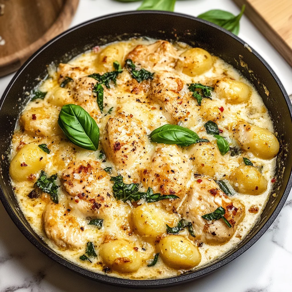Garlic Chicken Gnocchi Skillet: A 30-Minute Wonder!