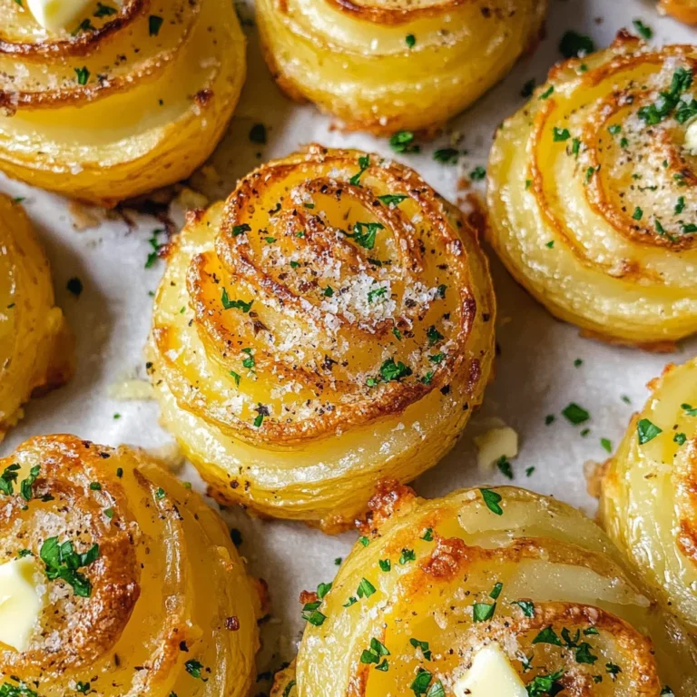 Garlic Parmesan Duchess Potatoes