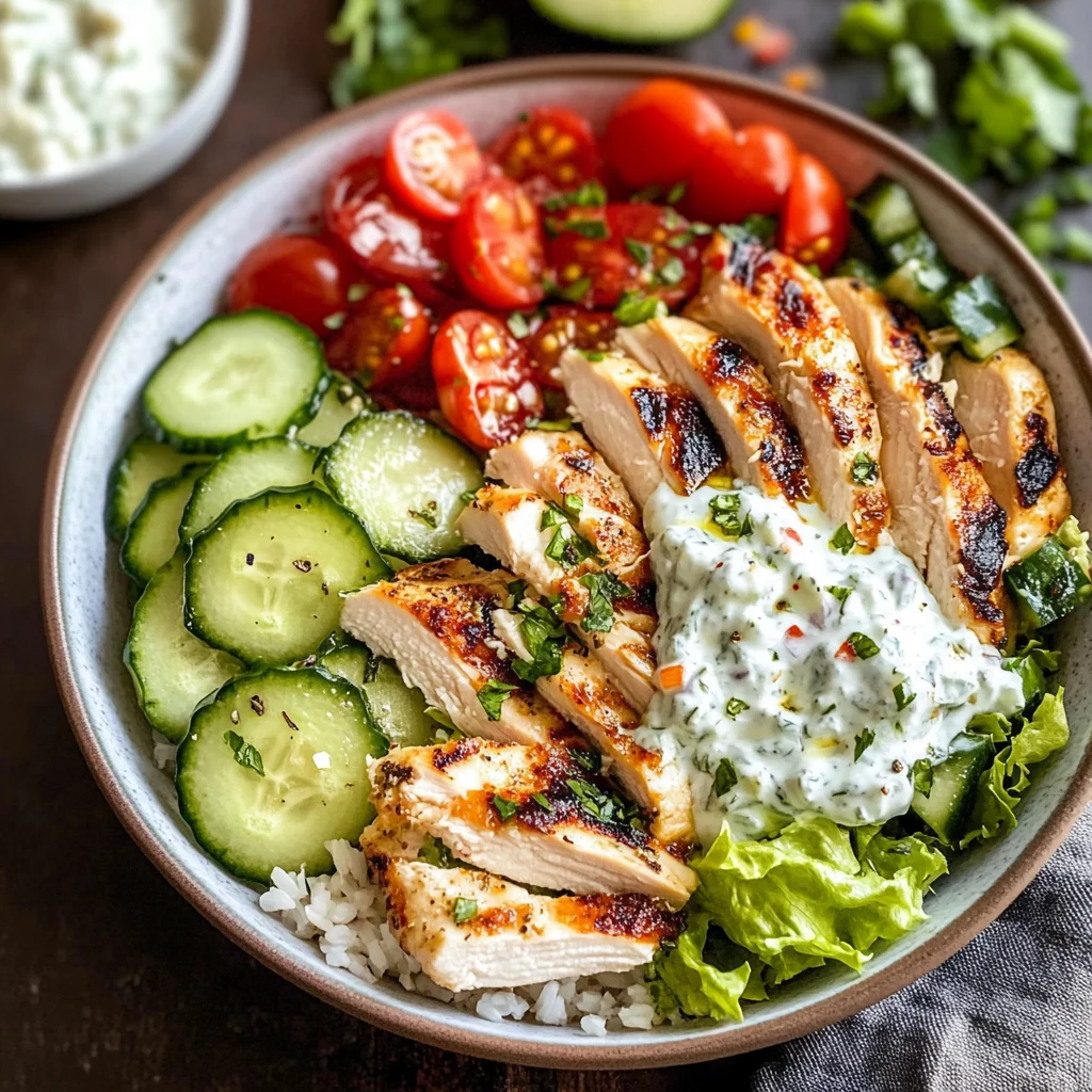 Greek Chicken Bowls